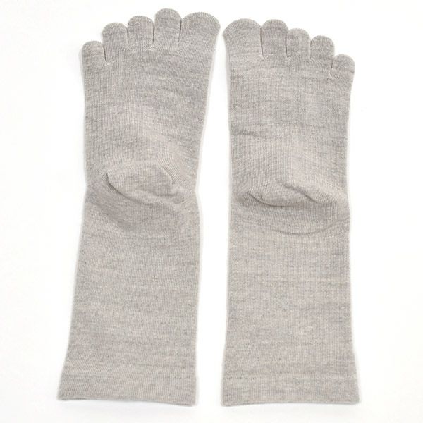 オーガニックコットン 5本指ソックス  レギュラー丈