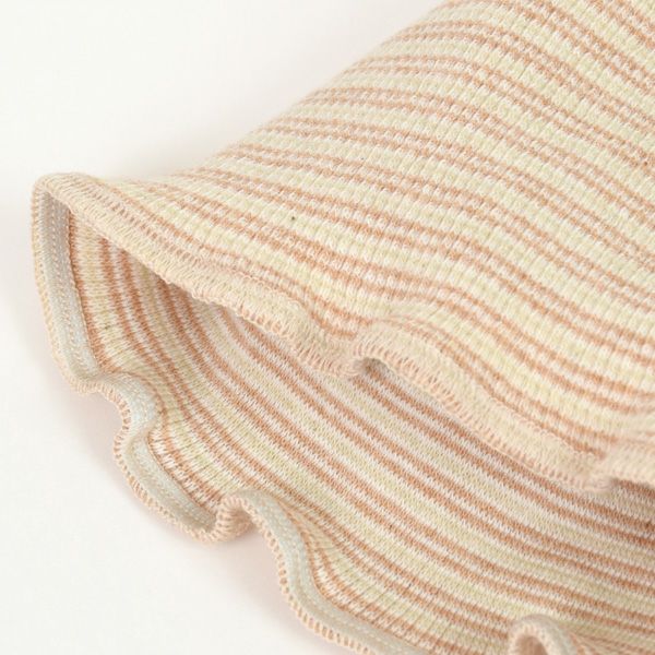 オーガニックコットン 幼児腹巻 カラードコットンボーダー