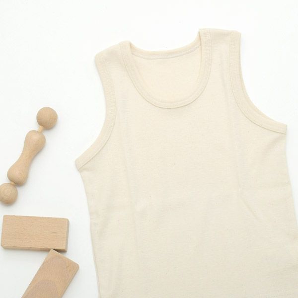 オーガニックコットン ベビーフライスタンクトップ