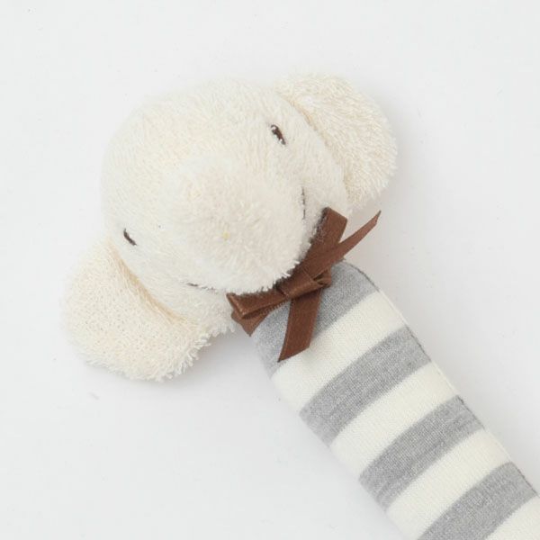 オーガニックコットン スティックガラガラ