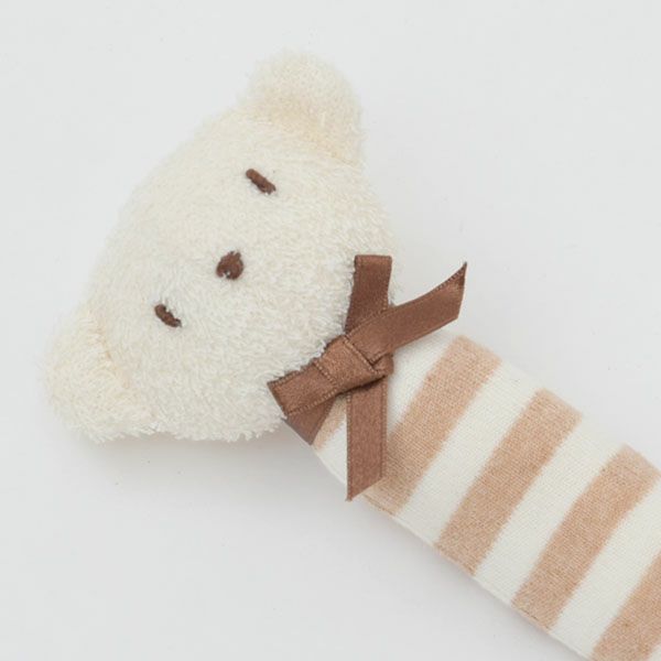 オーガニックコットン スティックガラガラ