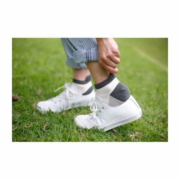 オーガニックコットン ヒーリンサポート パイルソックス