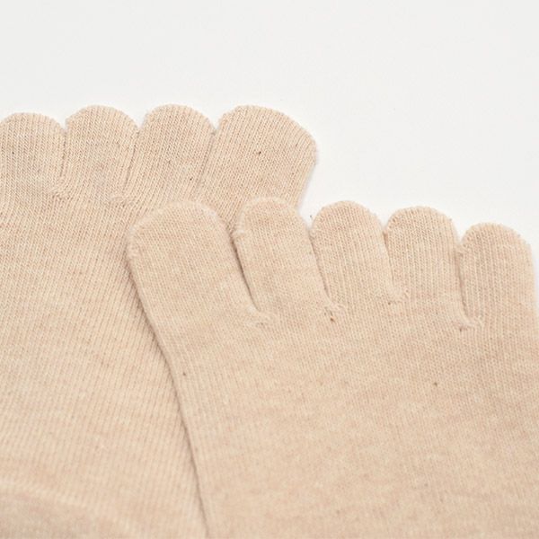 オーガニックコットン 5本指エコソックス