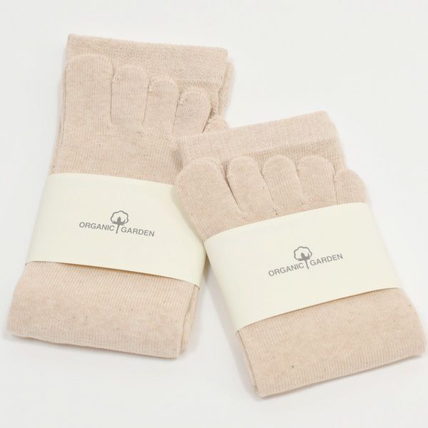 オーガニックコットン 5本指エコソックス