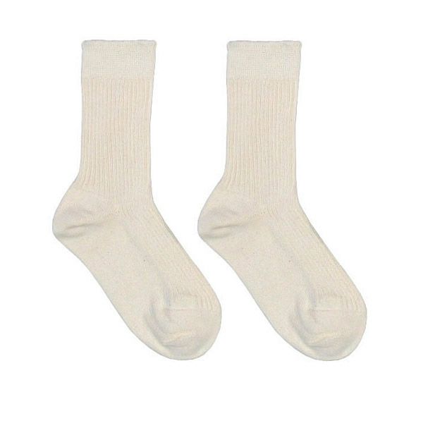 オーガニックコットン キッズ 綿100％ リブソックス