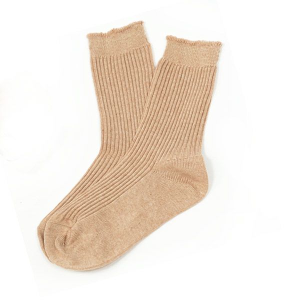 オーガニックコットン キッズ 綿100％ リブソックス