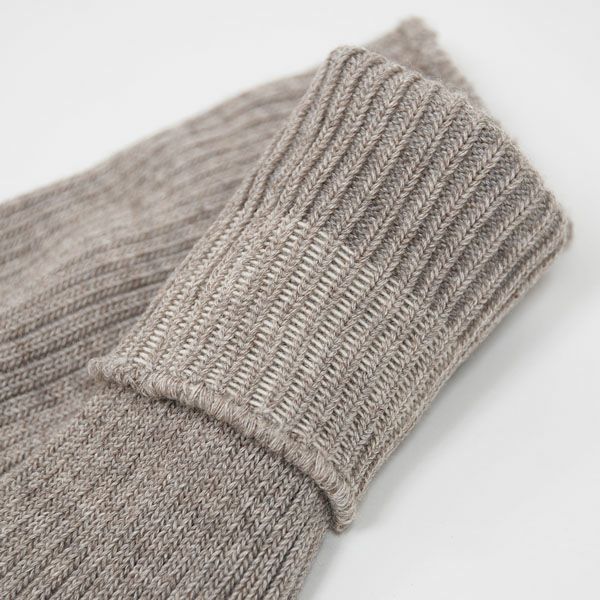 オーガニックコットン キッズヤク＆スーピマリブハイソックス