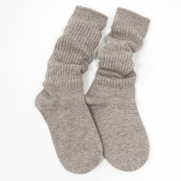 オーガニックコットン キッズヤク＆スーピマリブハイソックス