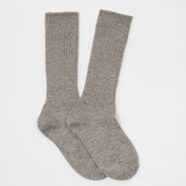 オーガニックコットン キッズヤク＆スーピマリブハイソックス