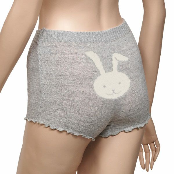 オーガニックコットン キッズ うさぎ柄ブルマ