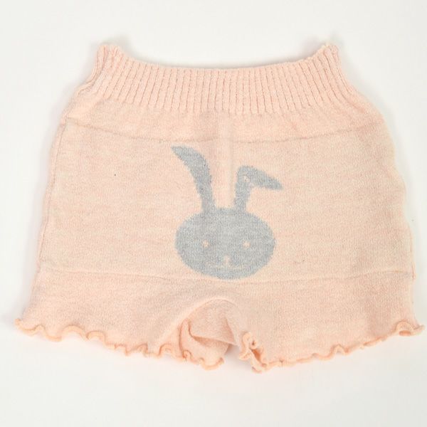 オーガニックコットン キッズ うさぎ柄ブルマ