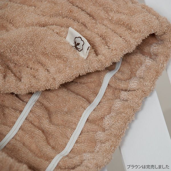 オーガニックコットン リボン付きヘアバンド