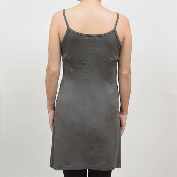 オーガニックコットン マタニティ パット付きミニ丈キャミドレス