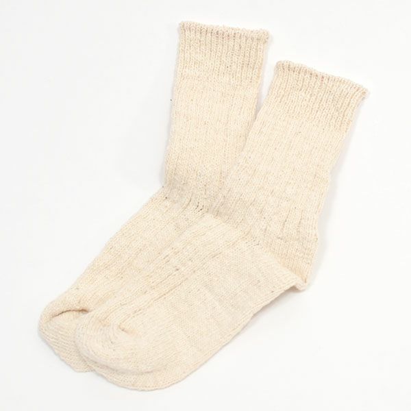 オーガニックコットン ガラボウソックス ミドル丈