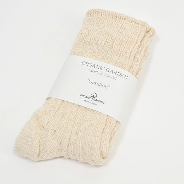 オーガニックコットン ガラボウソックス ミドル丈