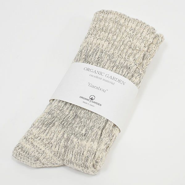 オーガニックコットン ガラボウソックス ミドル丈