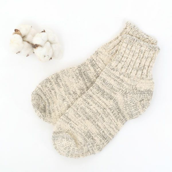 オーガニックコットン ガラボウソックス アンクル丈