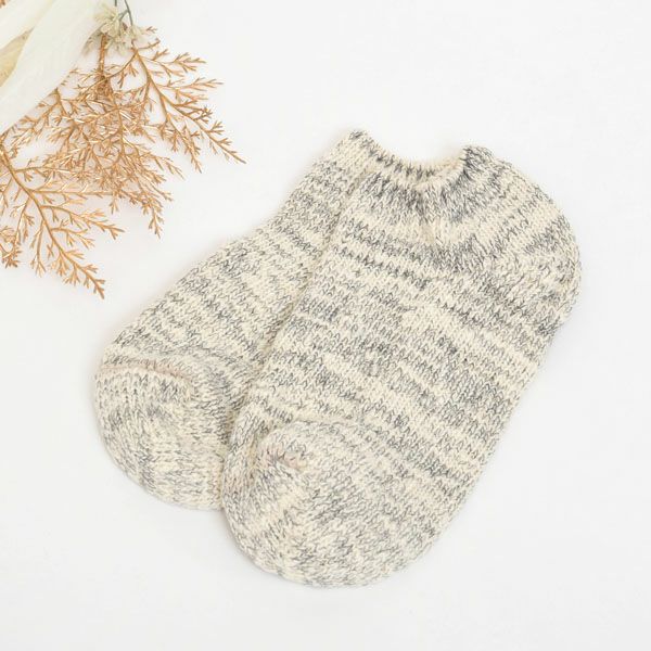 オーガニックコットン ガラボウソックス スニーカー丈