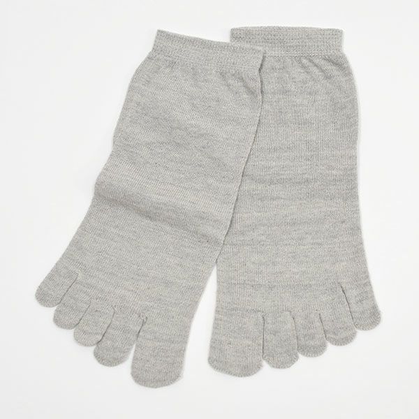 オーガニックコットン 5本指 重ね履きインナーソックス