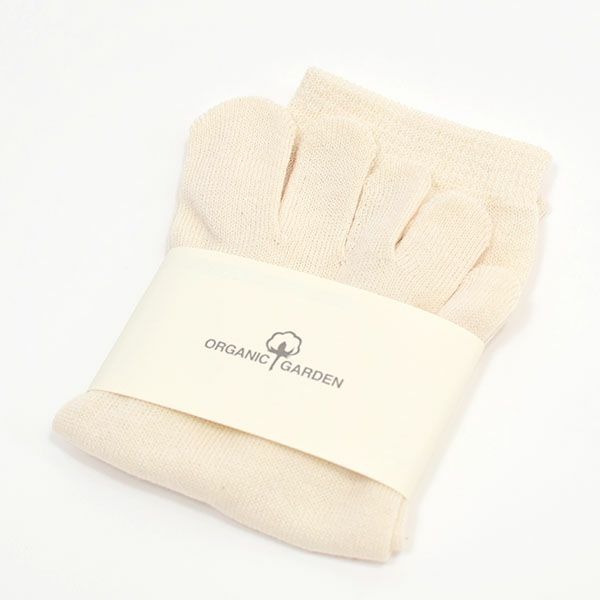 オーガニックコットン 5本指 重ね履きインナーソックス