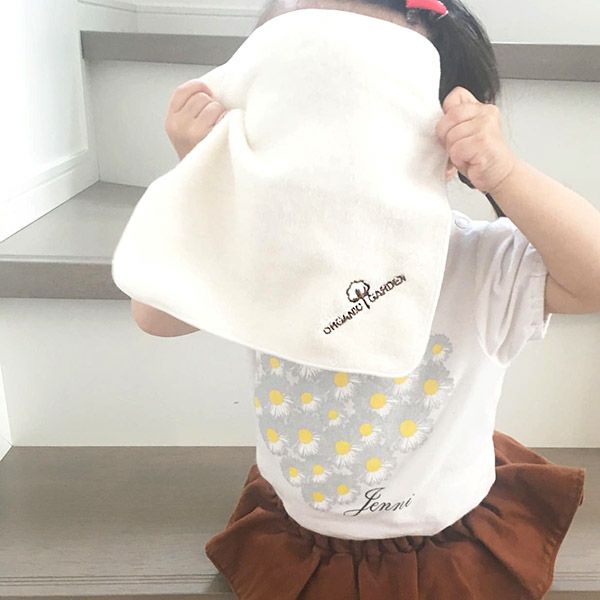 オーガニックコットン ミニタオルハンカチ