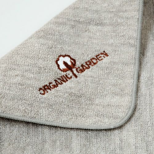 オーガニックコットン ミニタオルハンカチ 彩土染め