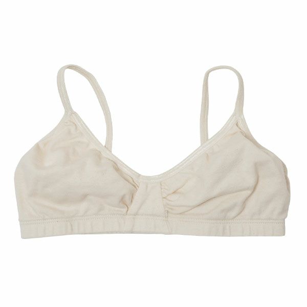 オーガニックコットン ギャザードブラ