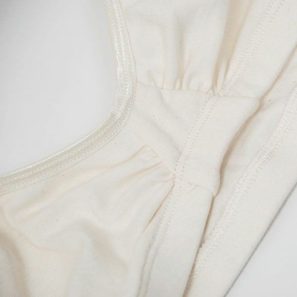 オーガニックコットン ギャザードブラ