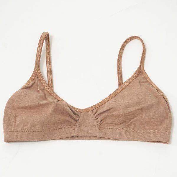オーガニックコットン ギャザードブラ