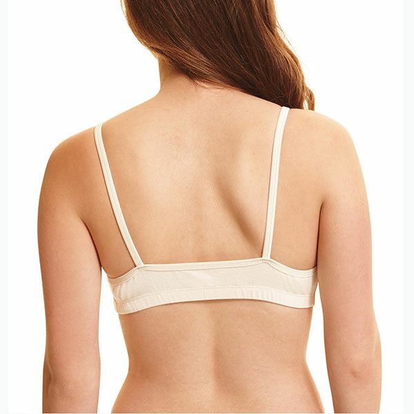 オーガニックコットン ギャザードブラ