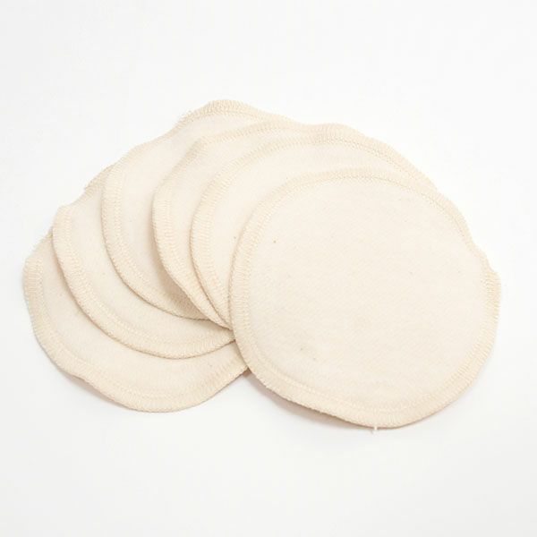 オーガニックコットン 授乳パッド11cm・6枚組 Natural