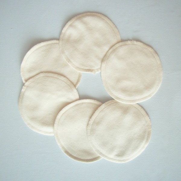 オーガニックコットン 授乳パッド11cm・6枚組 Natural