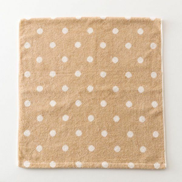 オーガニックコットン ドット バスタオル 58×120