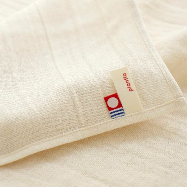 オーガニックコットン リネンガーゼ フェイスタオル リネンナチュラル 33×90