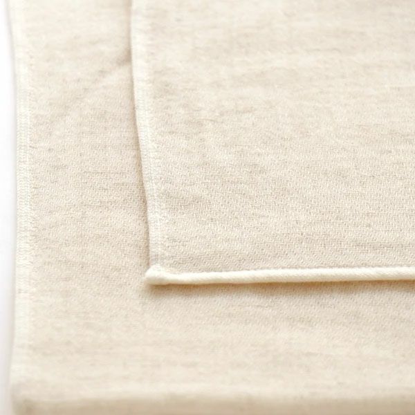 オーガニックコットン リネンガーゼ フェイスタオル リネンナチュラル 33×90