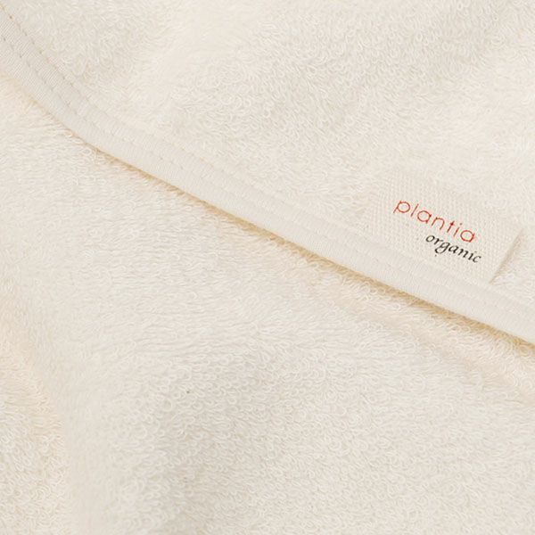 オーガニックコットン クマ耳おくるみ きなり 68ｘ68