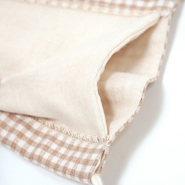 オーガニックコットン 布マスク チェック M