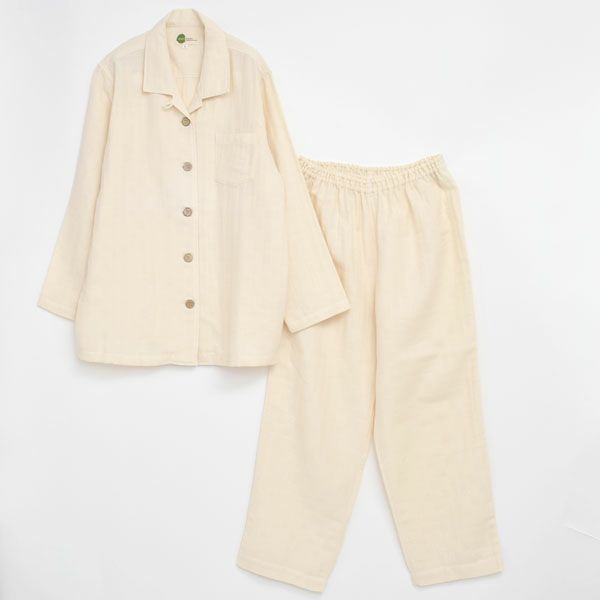 オーガニックコットン 2重ガーゼパジャマ