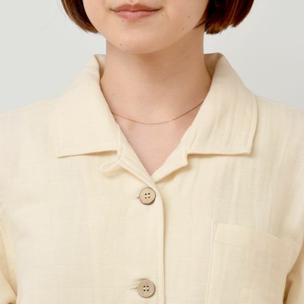 オーガニックコットン 2重ガーゼパジャマ