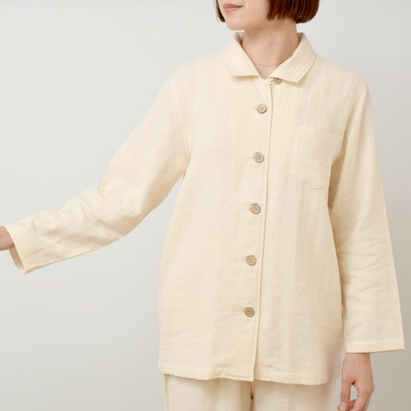 オーガニックコットン 2重ガーゼパジャマ