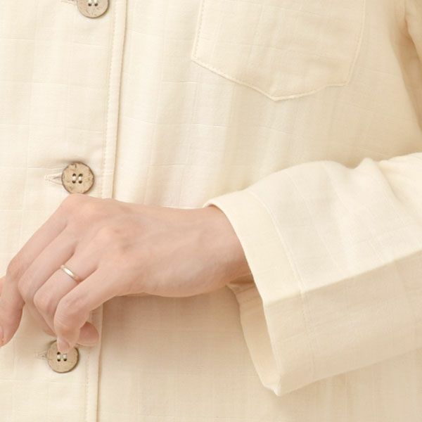 オーガニックコットン 2重ガーゼパジャマ