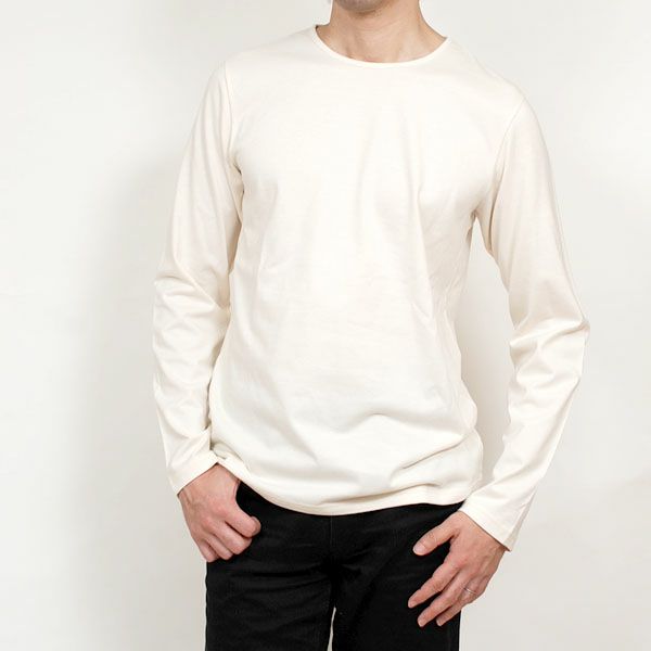 オーガニックコットン 20天竺長袖Tシャツ