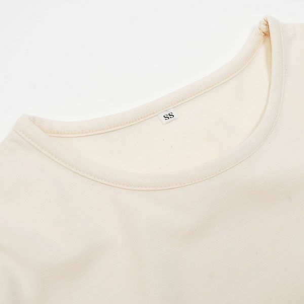 オーガニックコットン 20天竺長袖Tシャツ