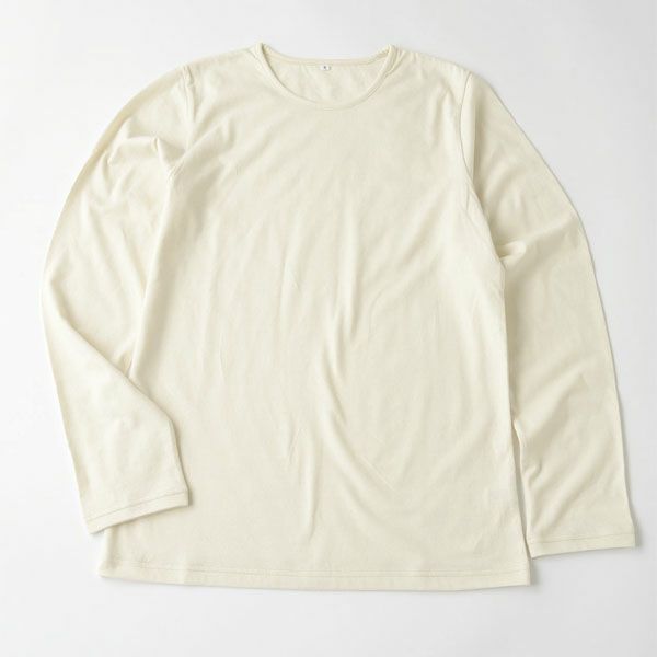 オーガニックコットン 20天竺長袖Tシャツ