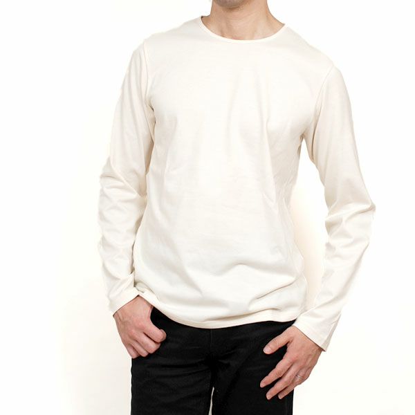 オーガニックコットン 20天竺長袖Tシャツ