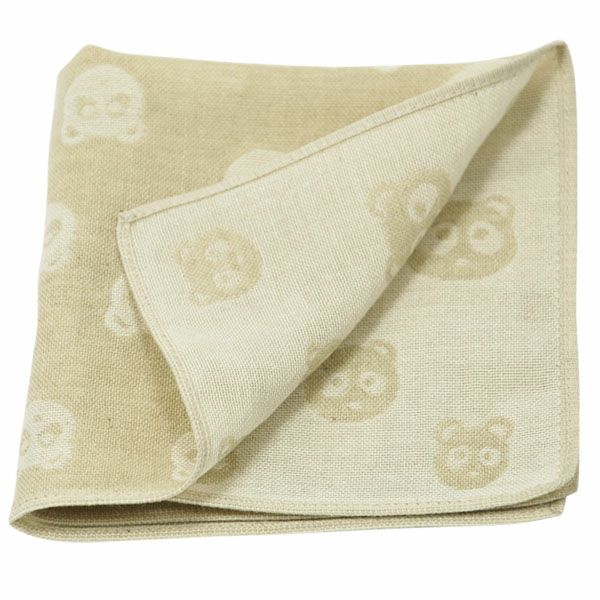 オーガニックコットン＆笹ガーゼハンカチ