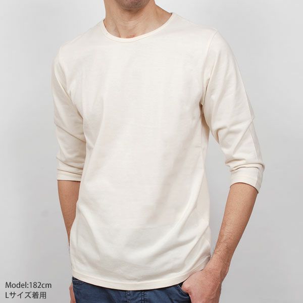 オーガニックコットン 源さんの天竺シャツ（7分袖）