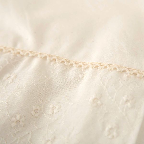 オーガニックコットン 花柄ガーゼ 多機能授乳ケープ ナチュラル