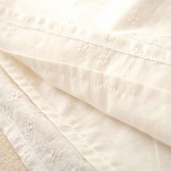 オーガニックコットン 花柄ガーゼ 多機能授乳ケープ ナチュラル