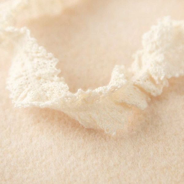 オーガニックコットン ベビーミニバラのヘアバンド ナチュラル